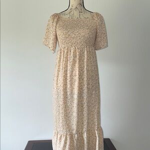 M Floral Cream Dress